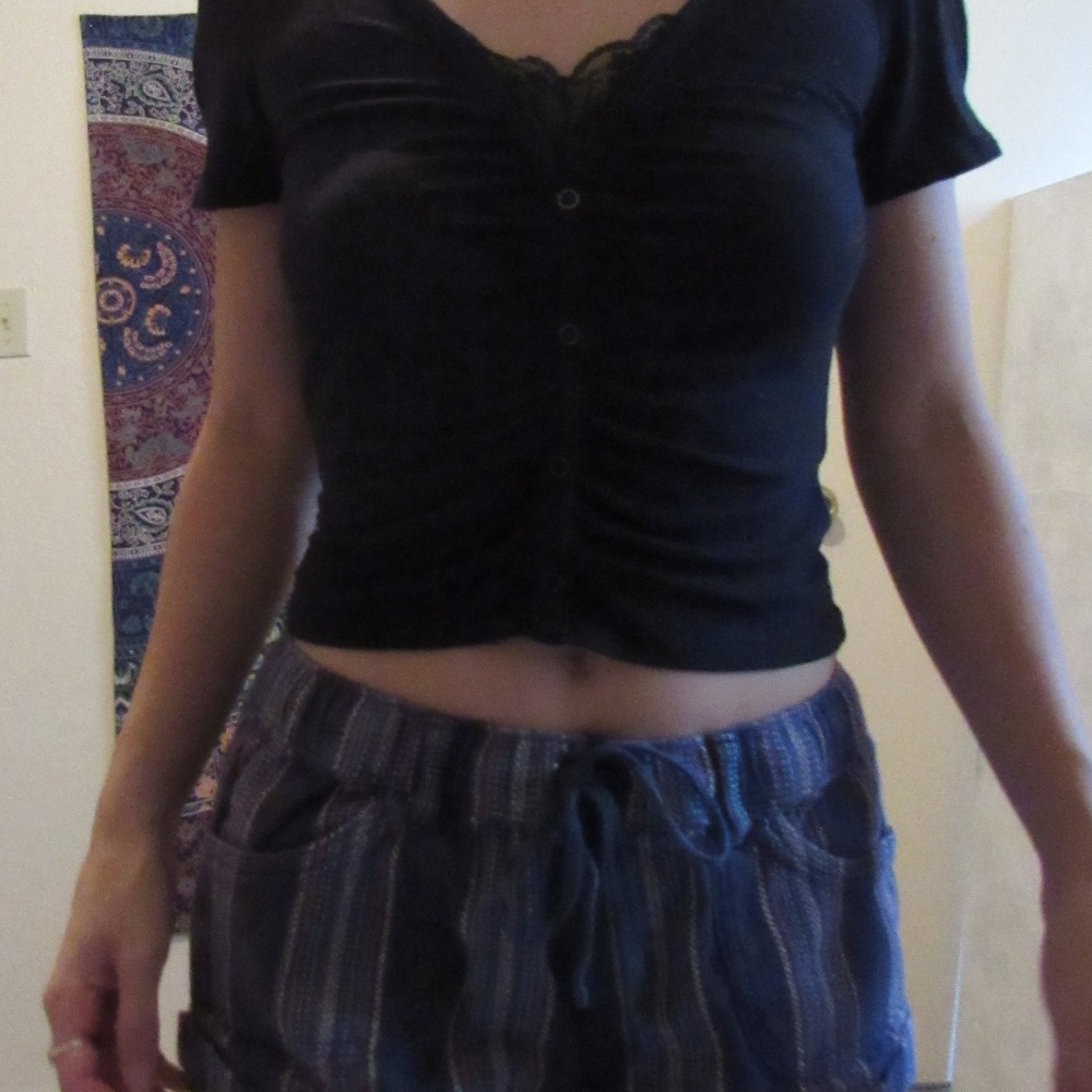 KIMICHI BLUE Black shirt